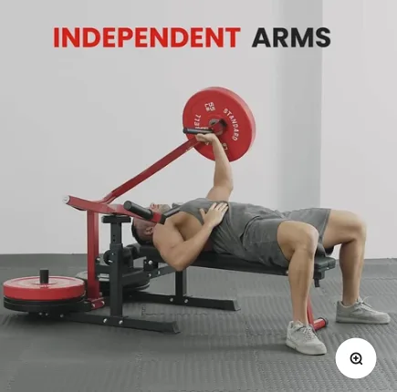 Commercial Plate-Loaded Chest & Incline Press Machine — Independent Arms, Like N